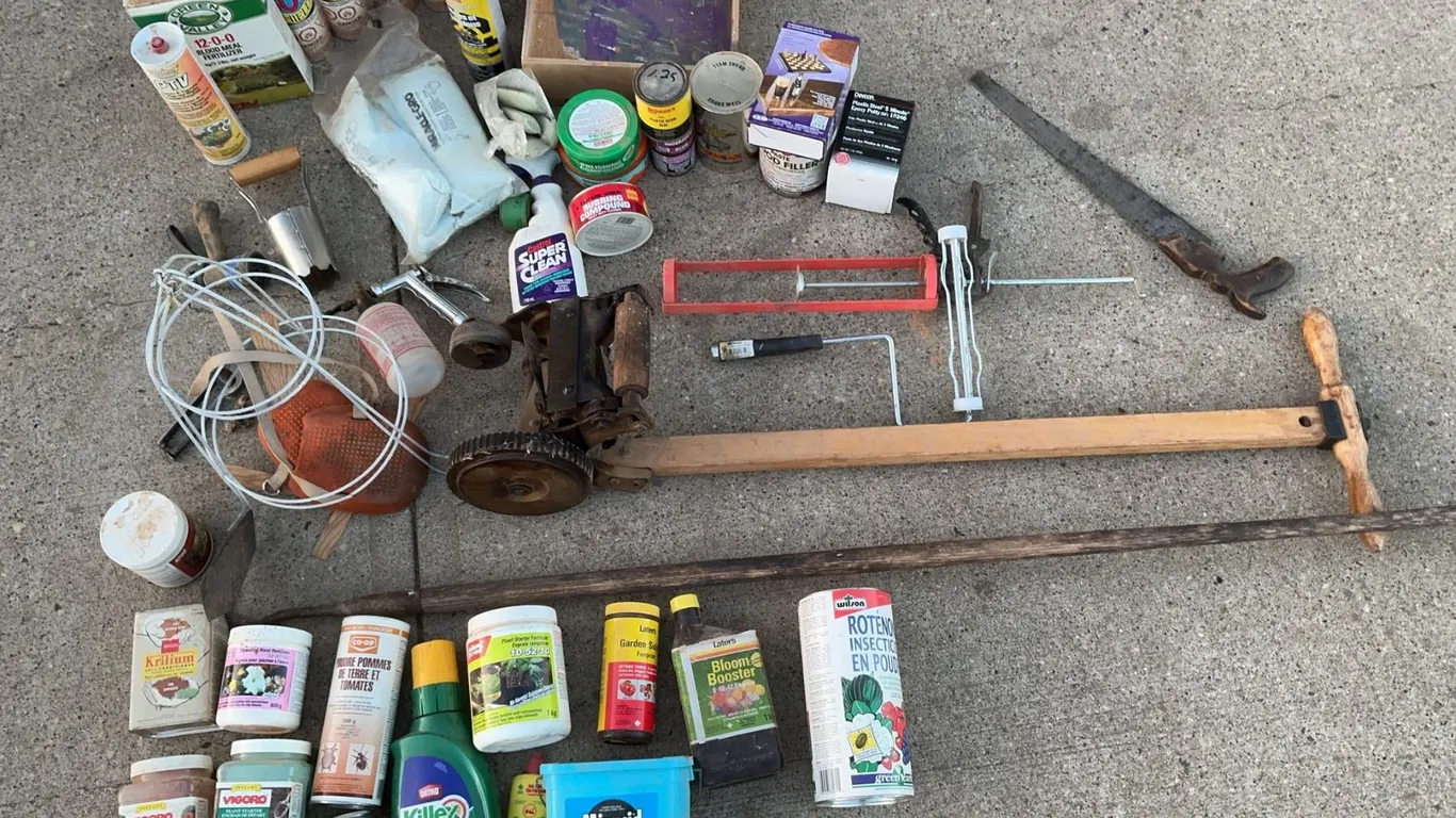 Garden Tools, Fertilizers, Pesticides, and Repair Supplies