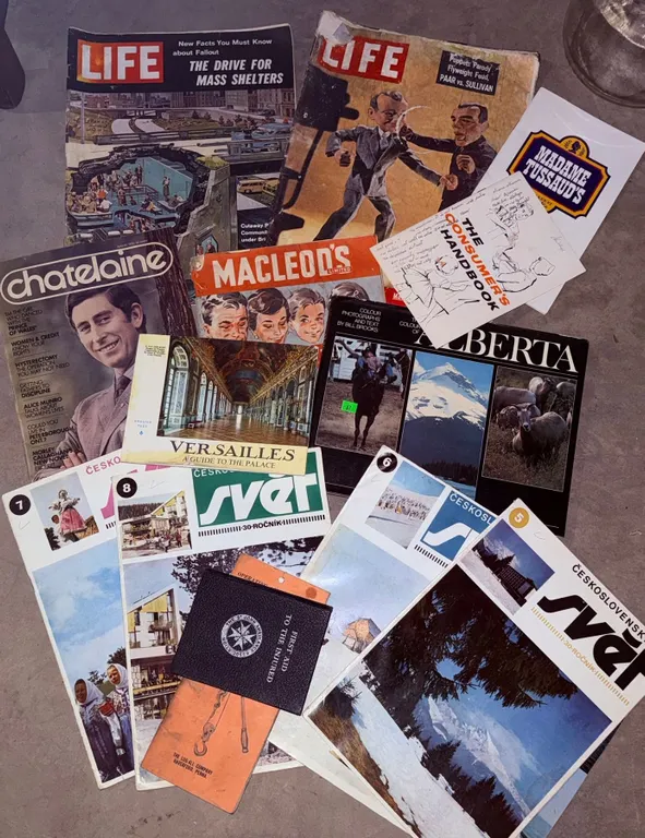 Retail Catalogues Including Sears, Eatons, Life Magazine