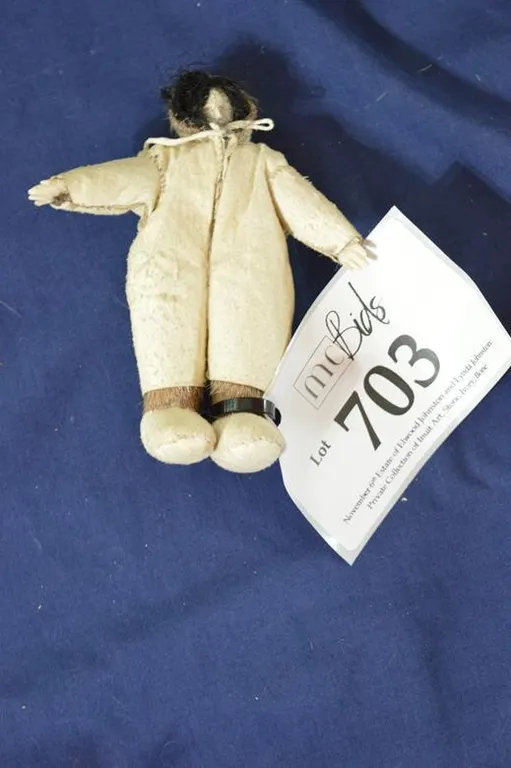 A Doll Made As The People Made Them When Modern Materials Were Not Available.