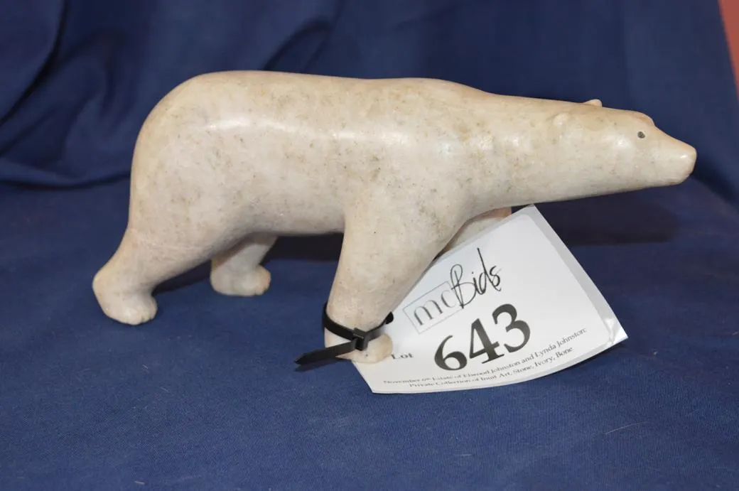 Polar Bear Walking On All Four Paws
