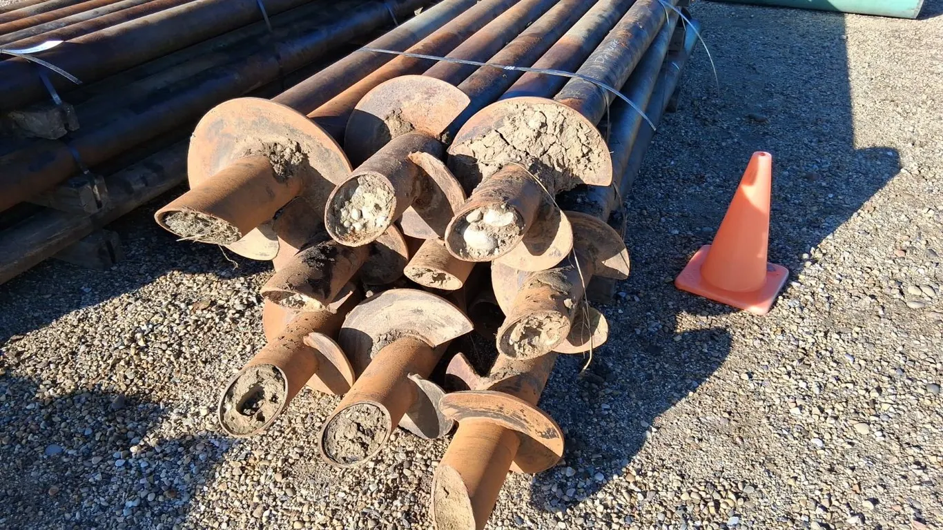 18- Used Screw Pilings
