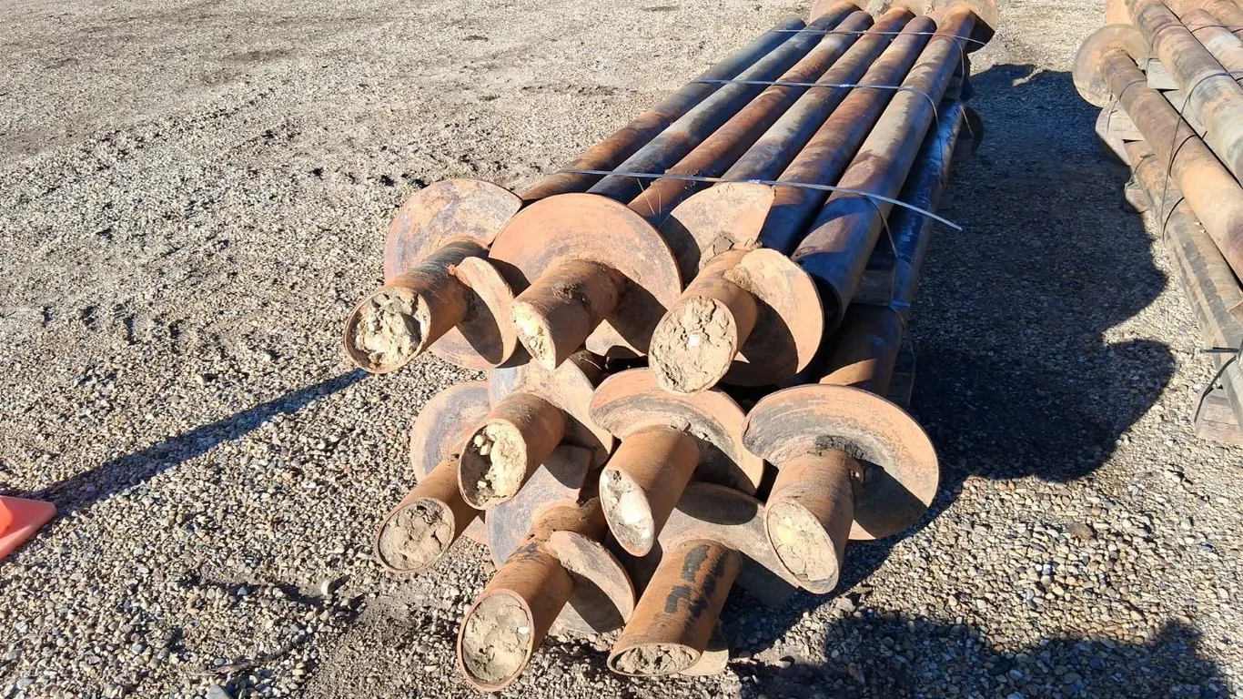 18- Used Screw Pilings