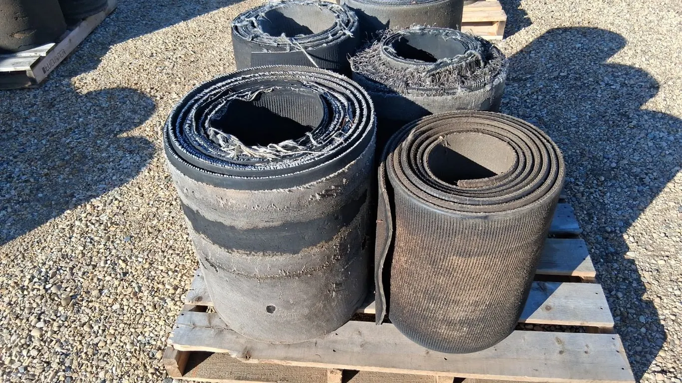 5- Rolls of Belting 20-24" Wide