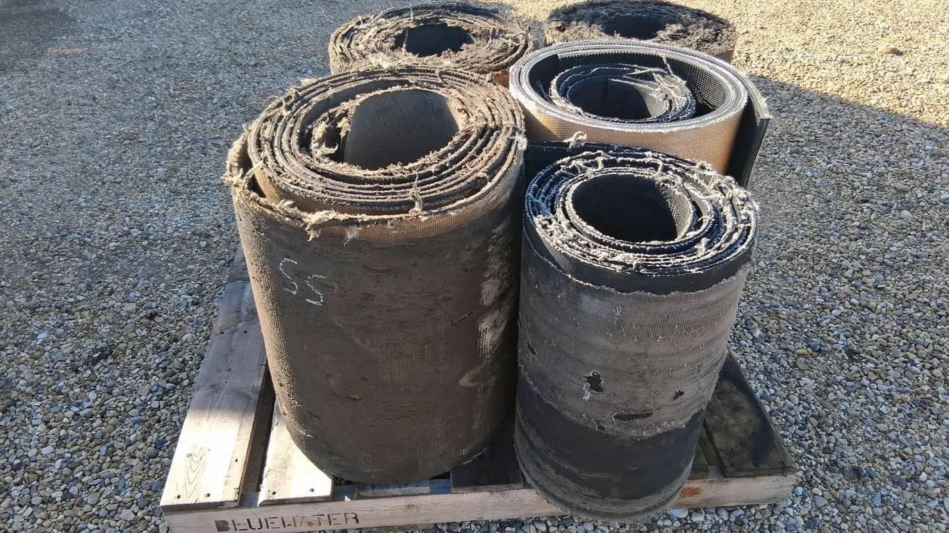 6- Rolls of Belting 23-24" Wide