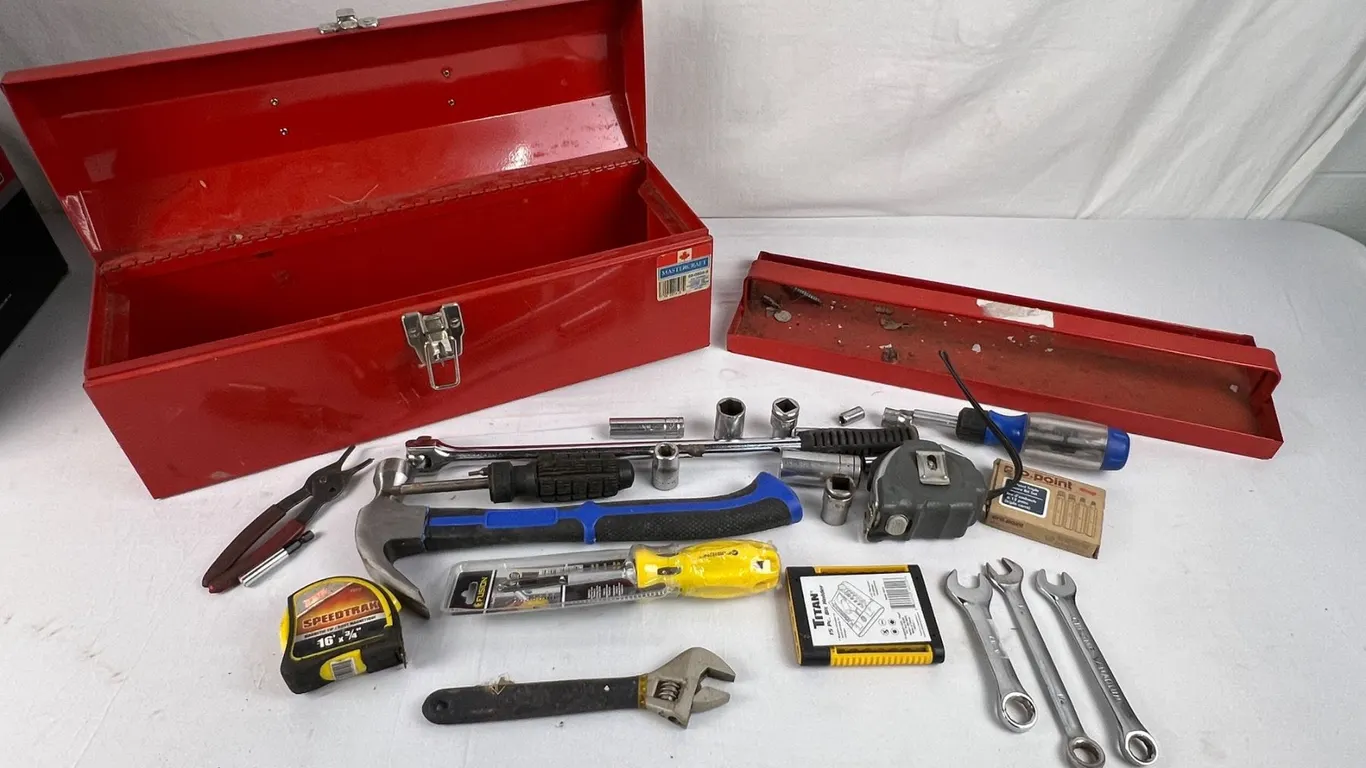 Mastercraft Tool Box with Content