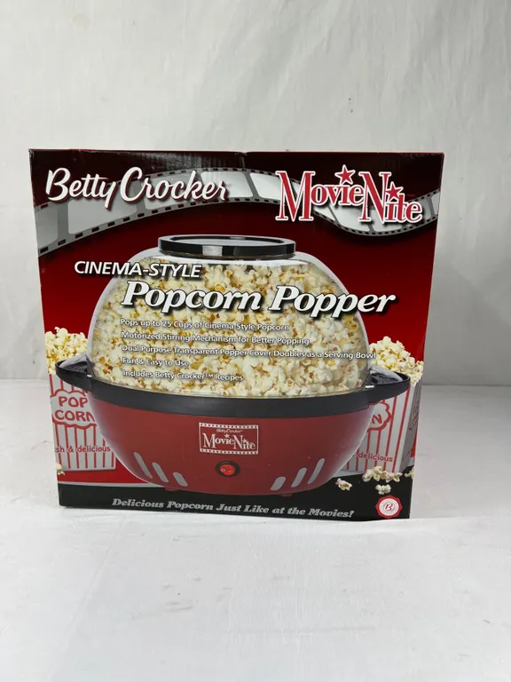 Betty Crocker Cinema Style Popcorn Popper
