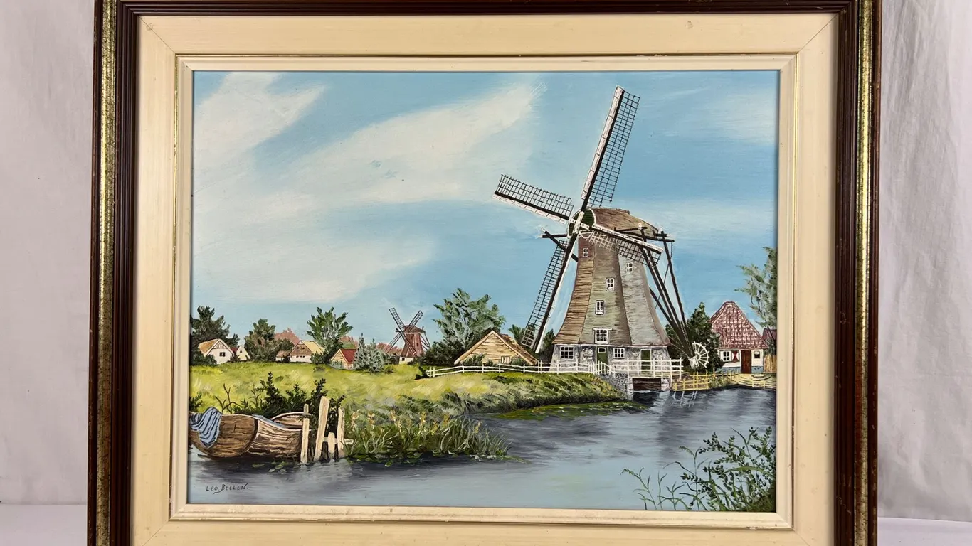 Large Painting by Leo Beelen