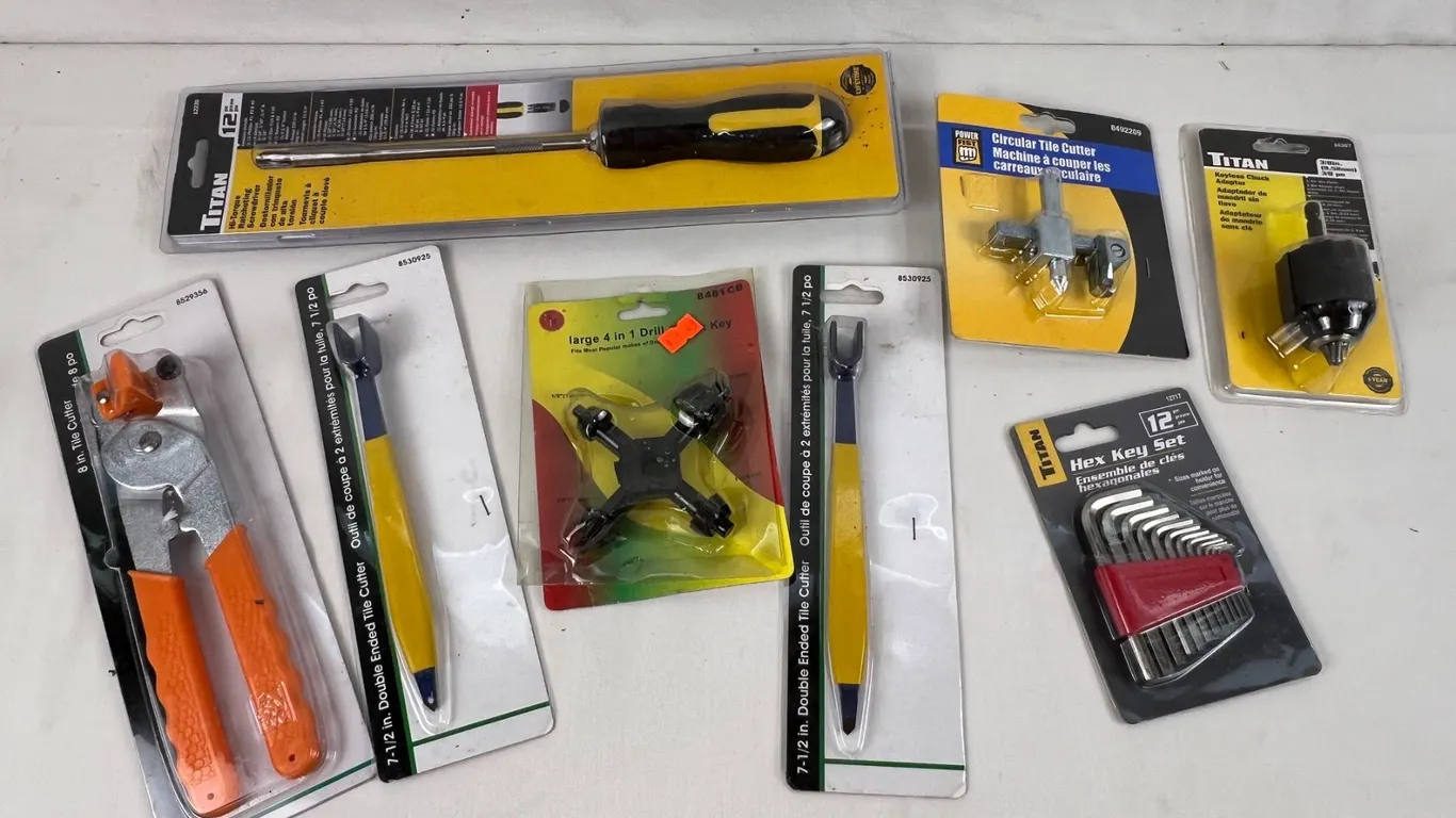 Tile Cutters and Assorted Hand Tools