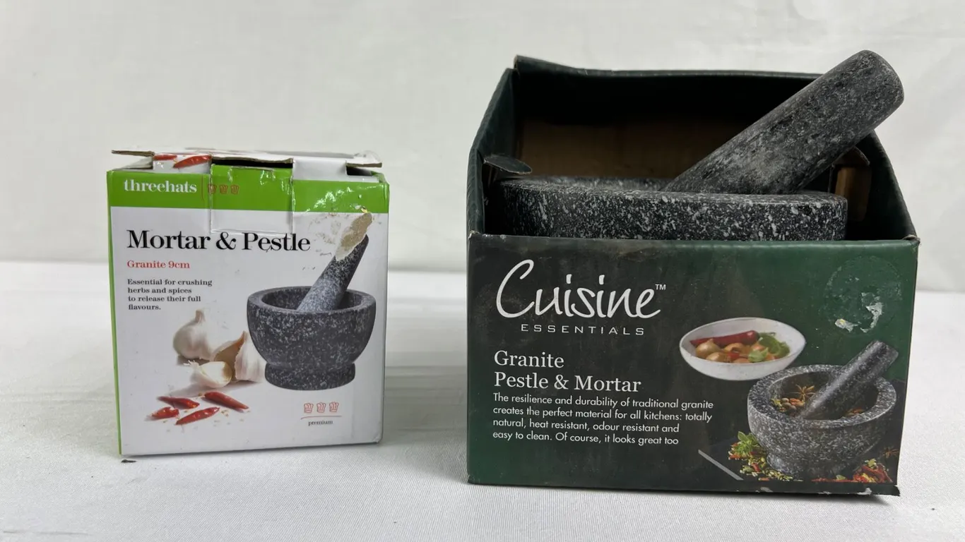 Granite Mortar and Pestles