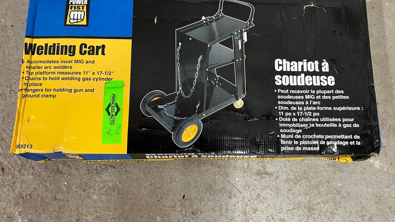 Power Fist Welding Cart