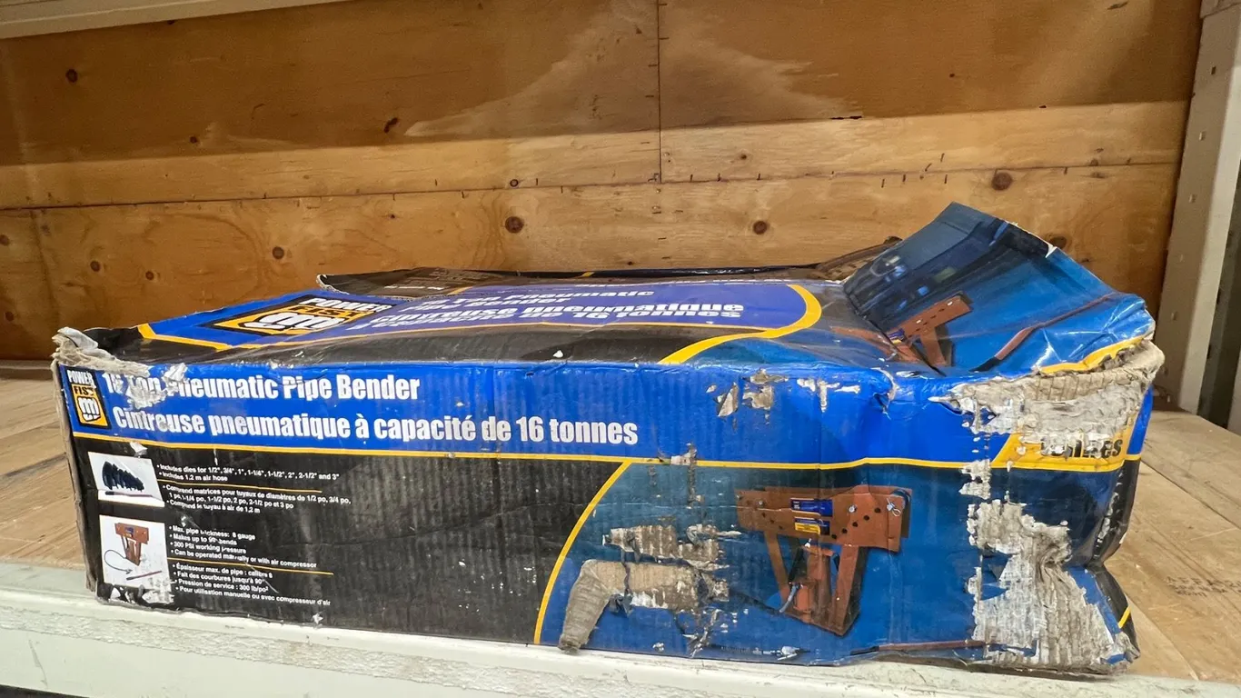 PowerFist 16 Ton Pneumatic Pipe Bender