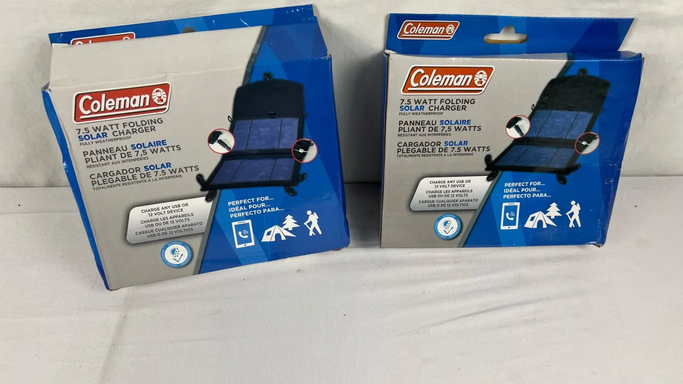 Coleman 7.5 Watt Folding Solar Chargers