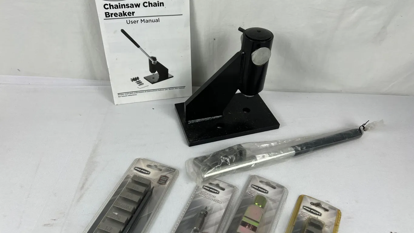 Pro-Point Chainsaw Chain Breaker and Accessories