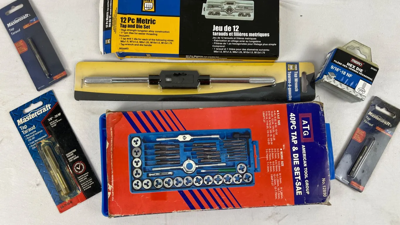 Taps and Dies Tool Lot