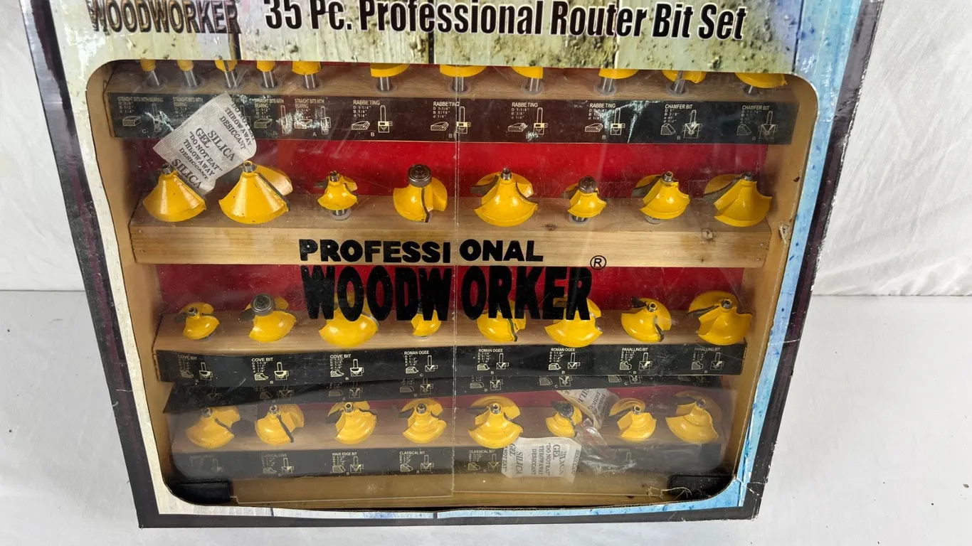 35 Pc. Professional Router Bit Set