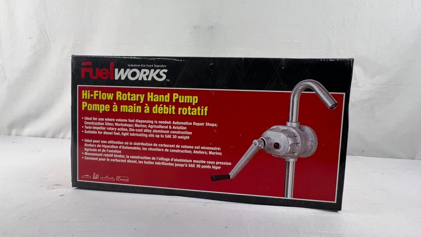 Hi- Flow Rotary Hand Pump