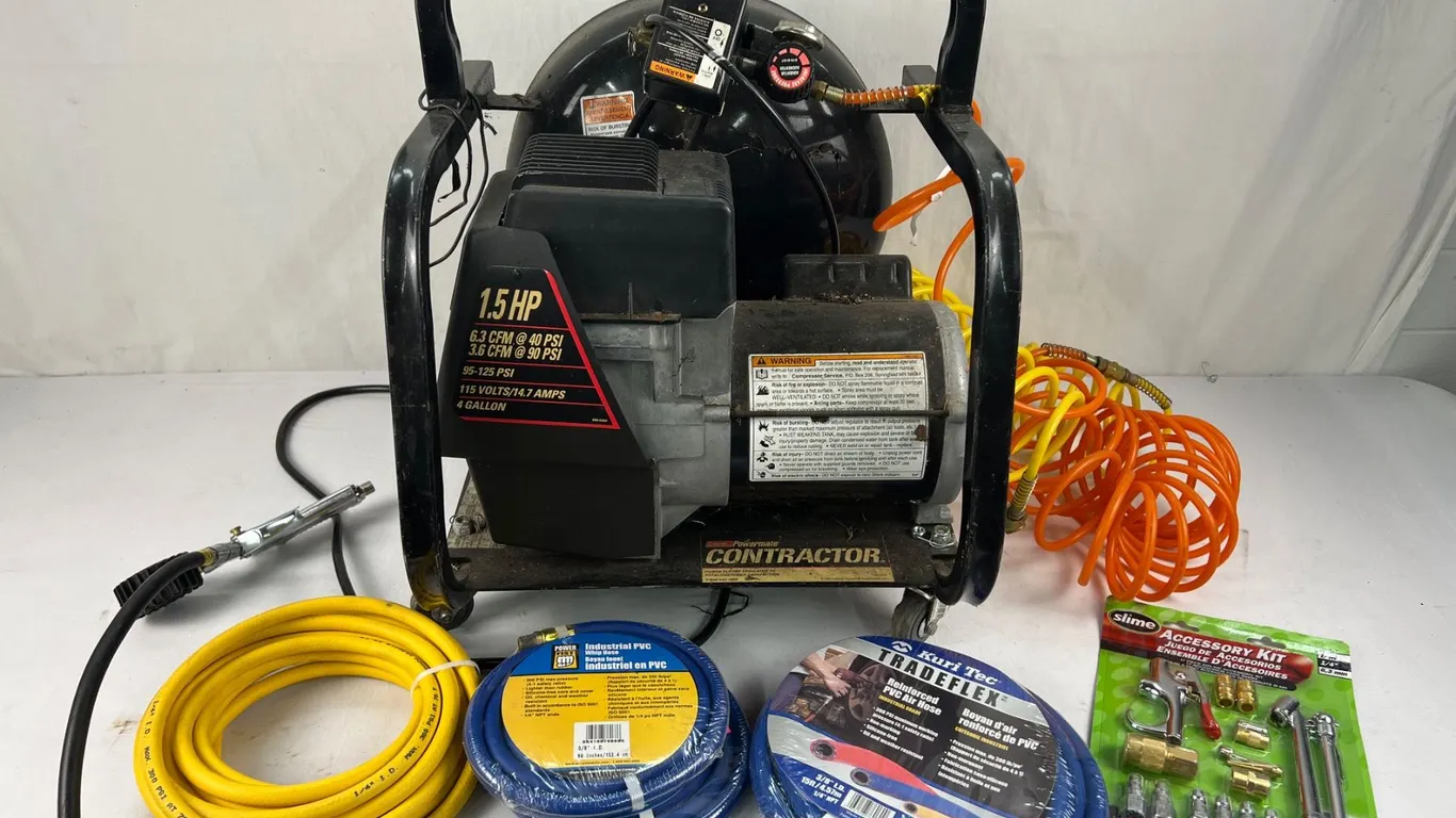 Powermate Contractor Air Compressor and Accessories