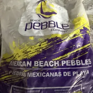 Approximately (35) Bags of Mexican Beach Pebbles