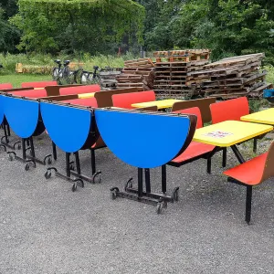 (16) Cafeteria Tables & Booths