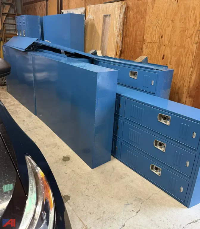 Penco Blue Metal Lockers