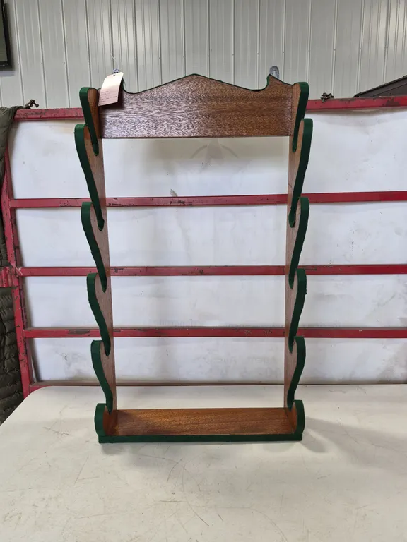 5 gun wooden rack