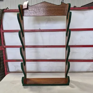 5 gun wooden rack