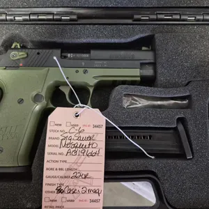 Sig Sauer Mosquito 22LR Pistol w/2 mags & case