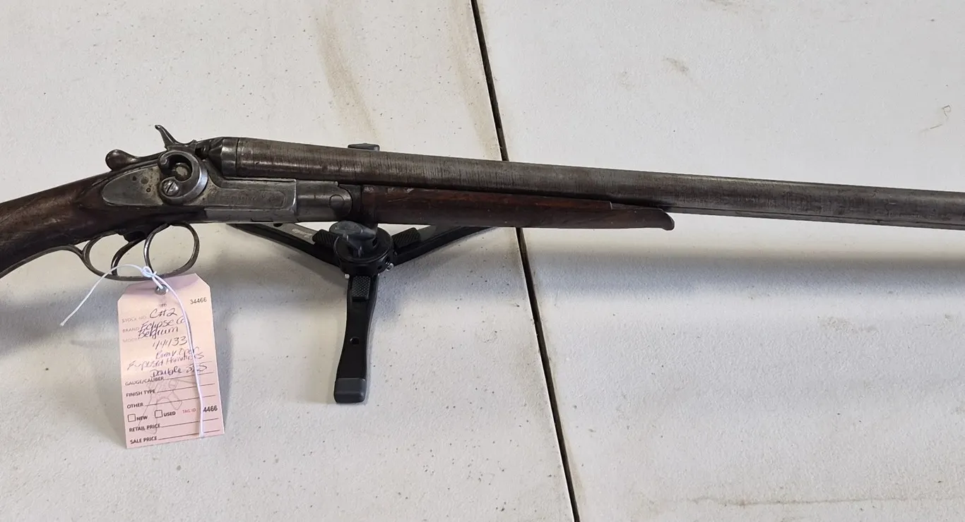 ECLIPSE COMPANY BELGIUM Side by side, exposed hammers, 12ga