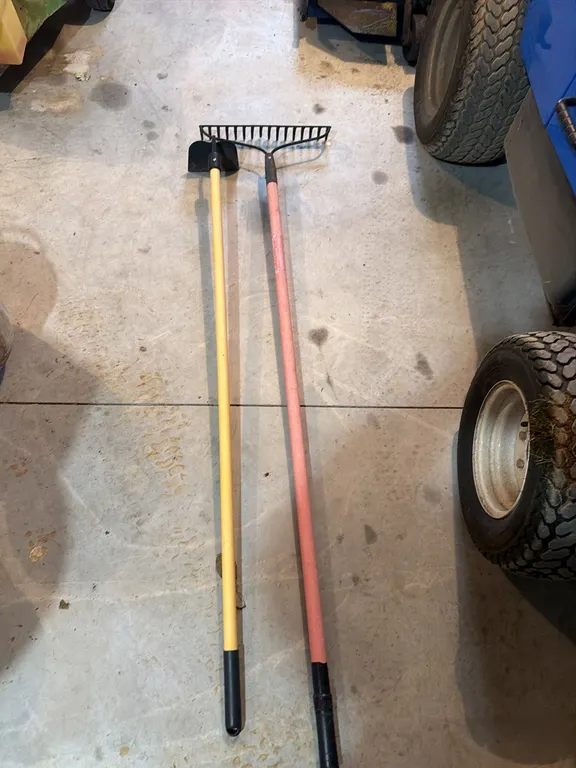 Rake and hoe