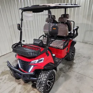 Off-Road Golf Cart - 4 Seat (Unassembled) - Red