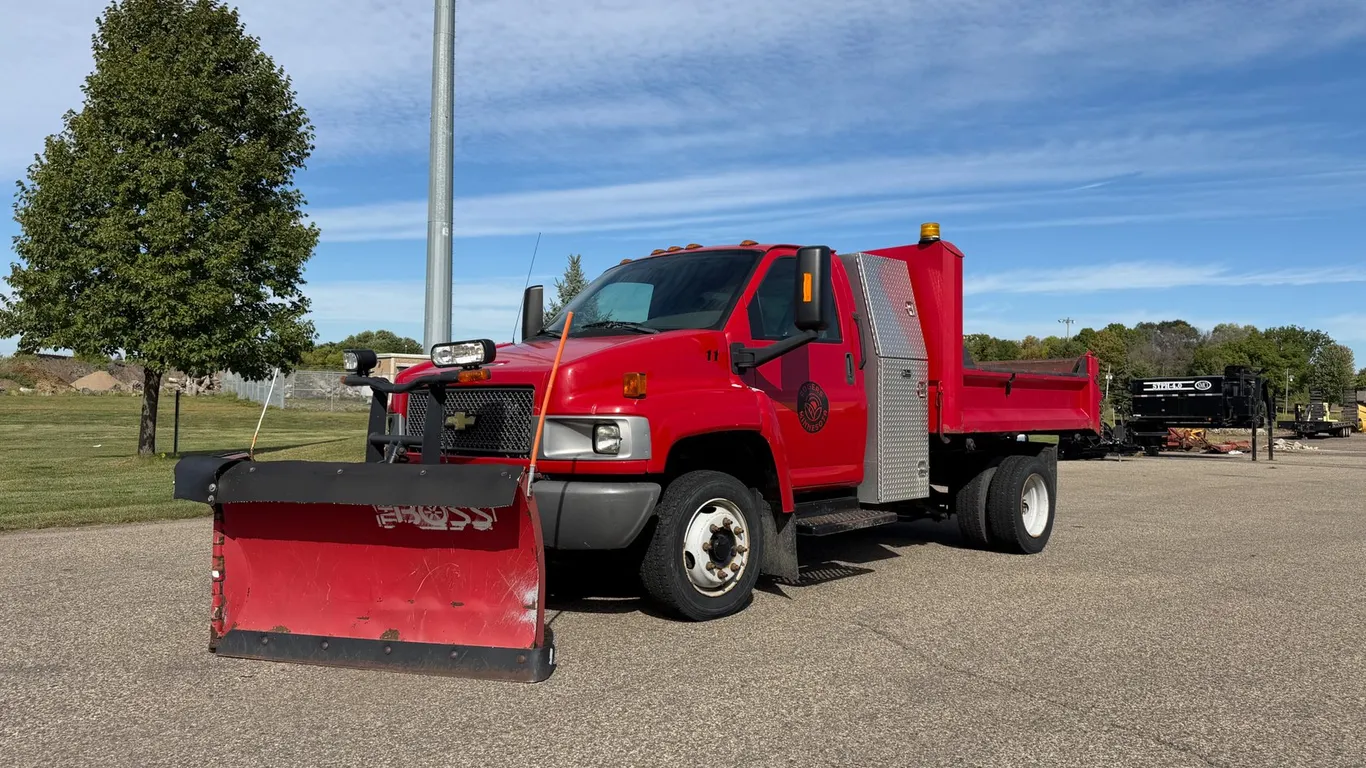 2008 Chevrolet Kodiak 4500 Dump Truck With Plow
