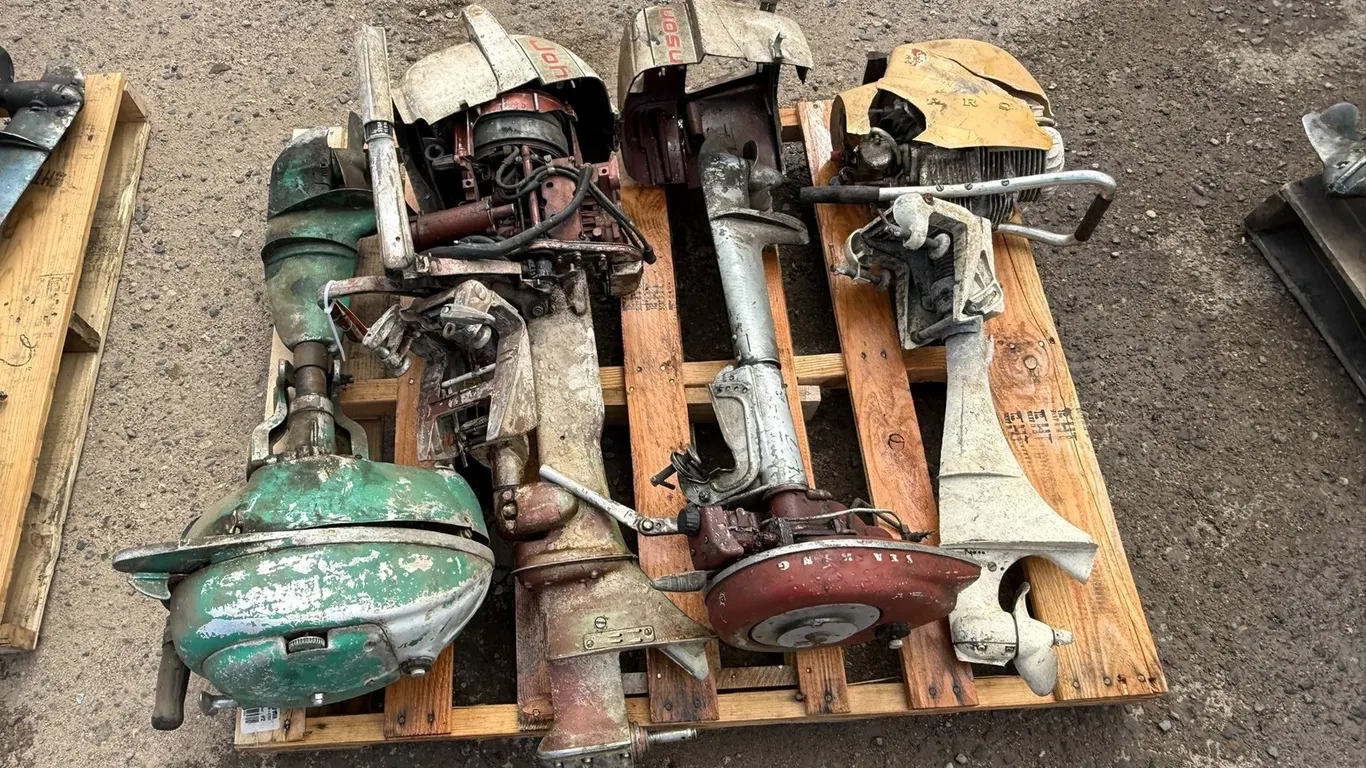 (4) Vintage Boat Motors (1930-1970)