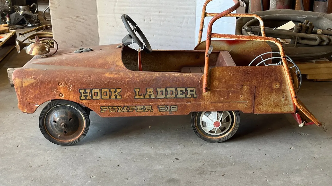 Vintage Fire Pedal Car