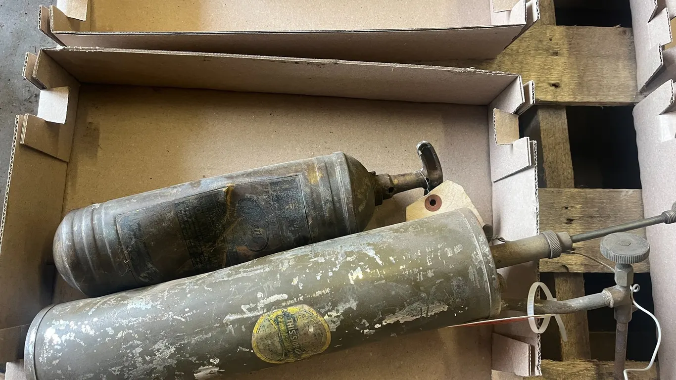 (2) Vintage Fire Extinguisher