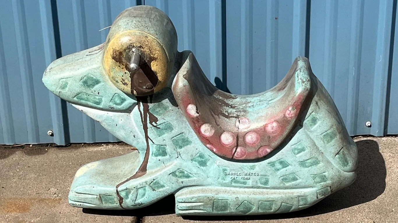 Vintage Saddle Mates Frog Playground Equipment