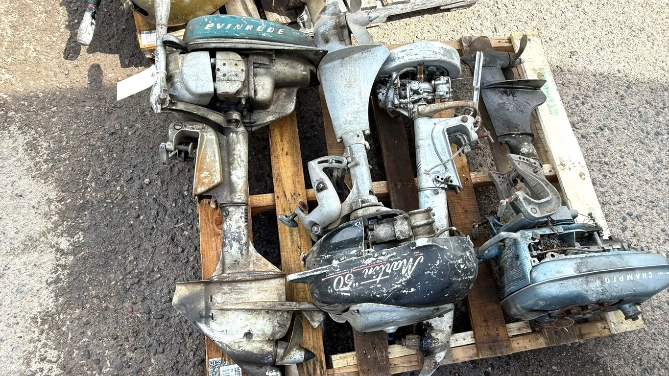 (4) Vintage Boat Motors (1930-1970)