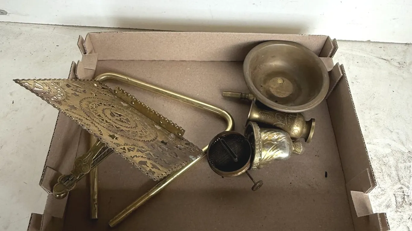 (5) Brass Decorative Pieces