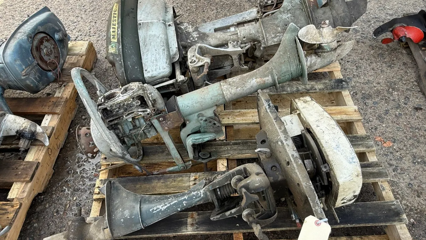 (4) Vintage Boat Motors (1930-1970)