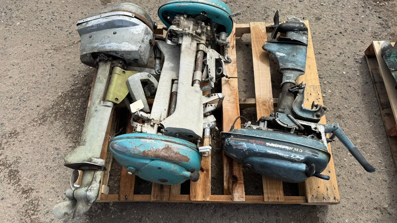 (4) Vintage Boat Motors (1930-1970)