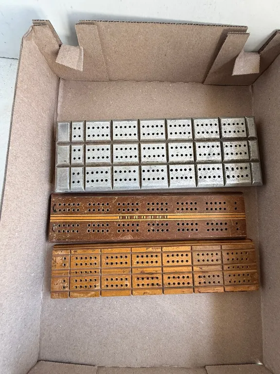 (3) Cribbage Boards