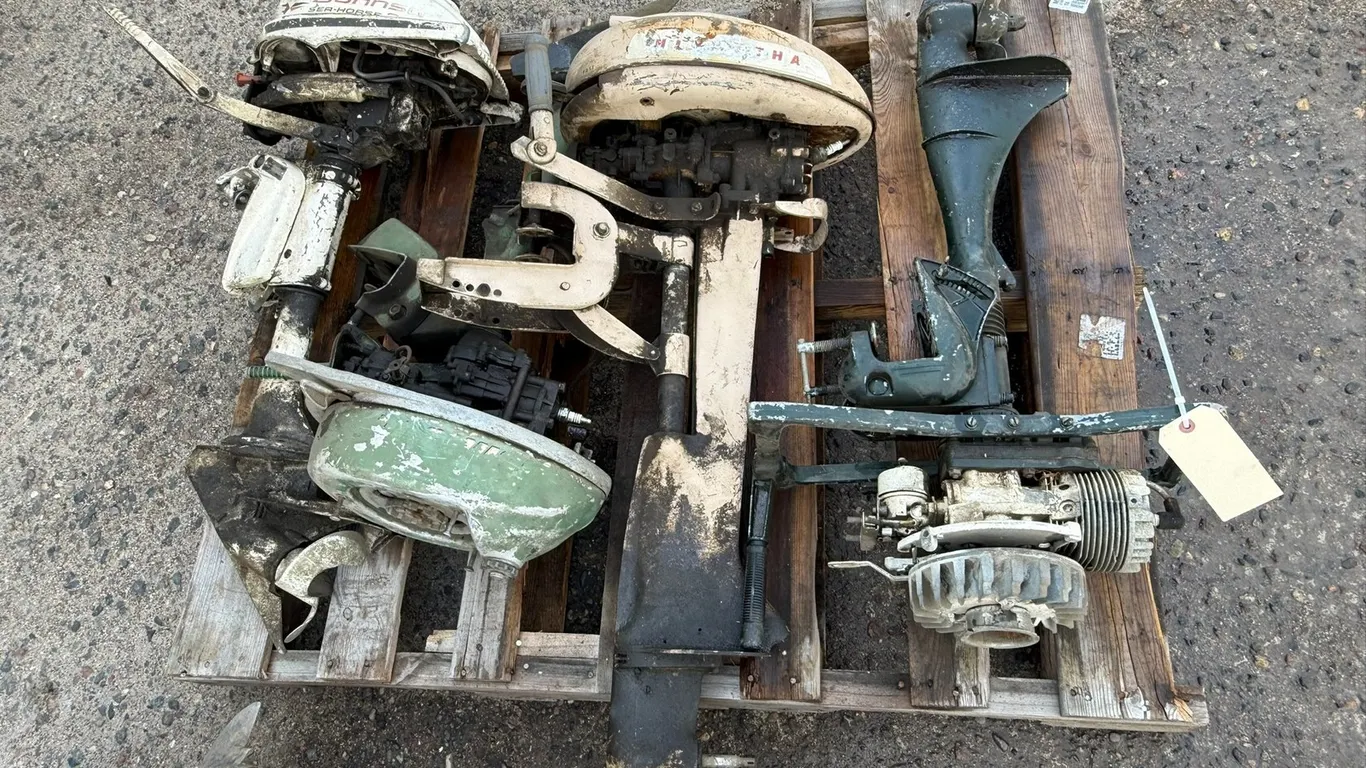(4) Vintage Boat Motors (1930-1970)