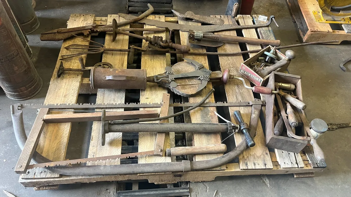 Pallet of Vintage Tools