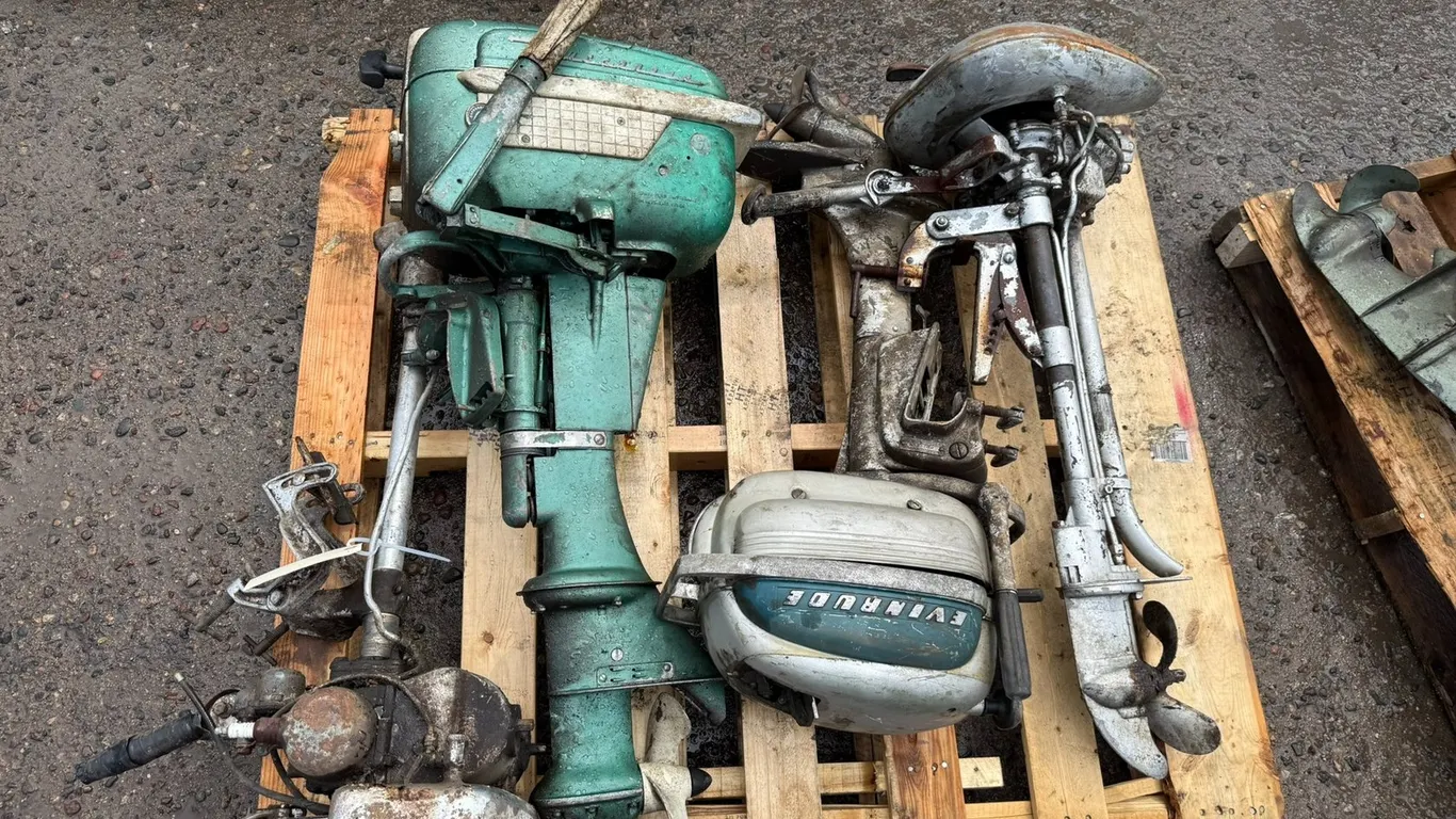 (4) Vintage Boat Motors (1930-1970)