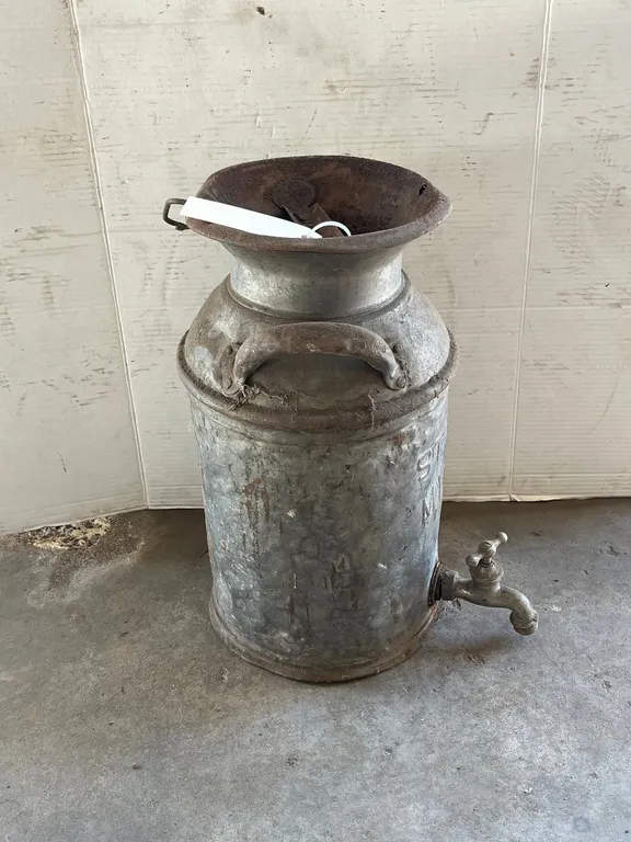Vintage Milk Can with Spout
