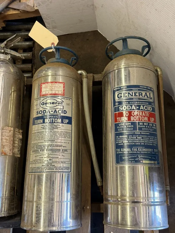 (3) Stainless Steel General Fire Extinguishers