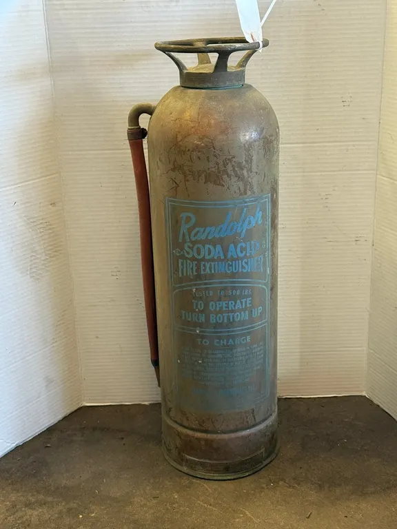 Vintage Randolph Soda Acid Fire Extinguisher