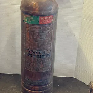 Vintage Red Star Fire Extinguisher