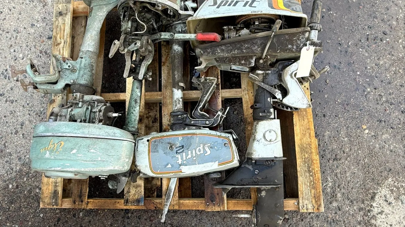 (4) Vintage Boat Motors (1930-1970)
