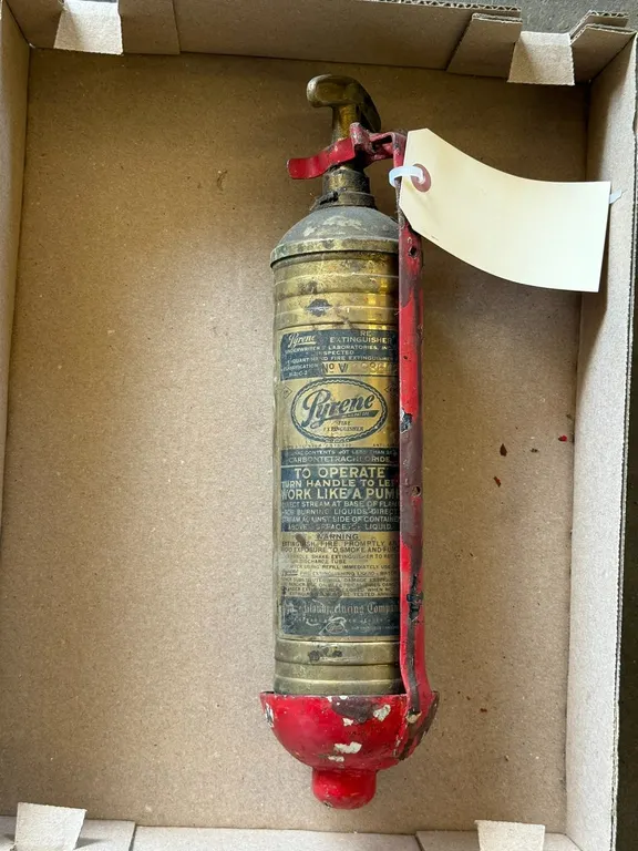 Vintage Small Pyrene Fire Extinguisher