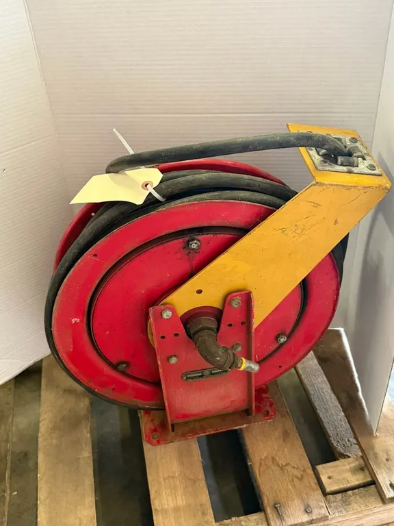 Red Graco Hose Reel
